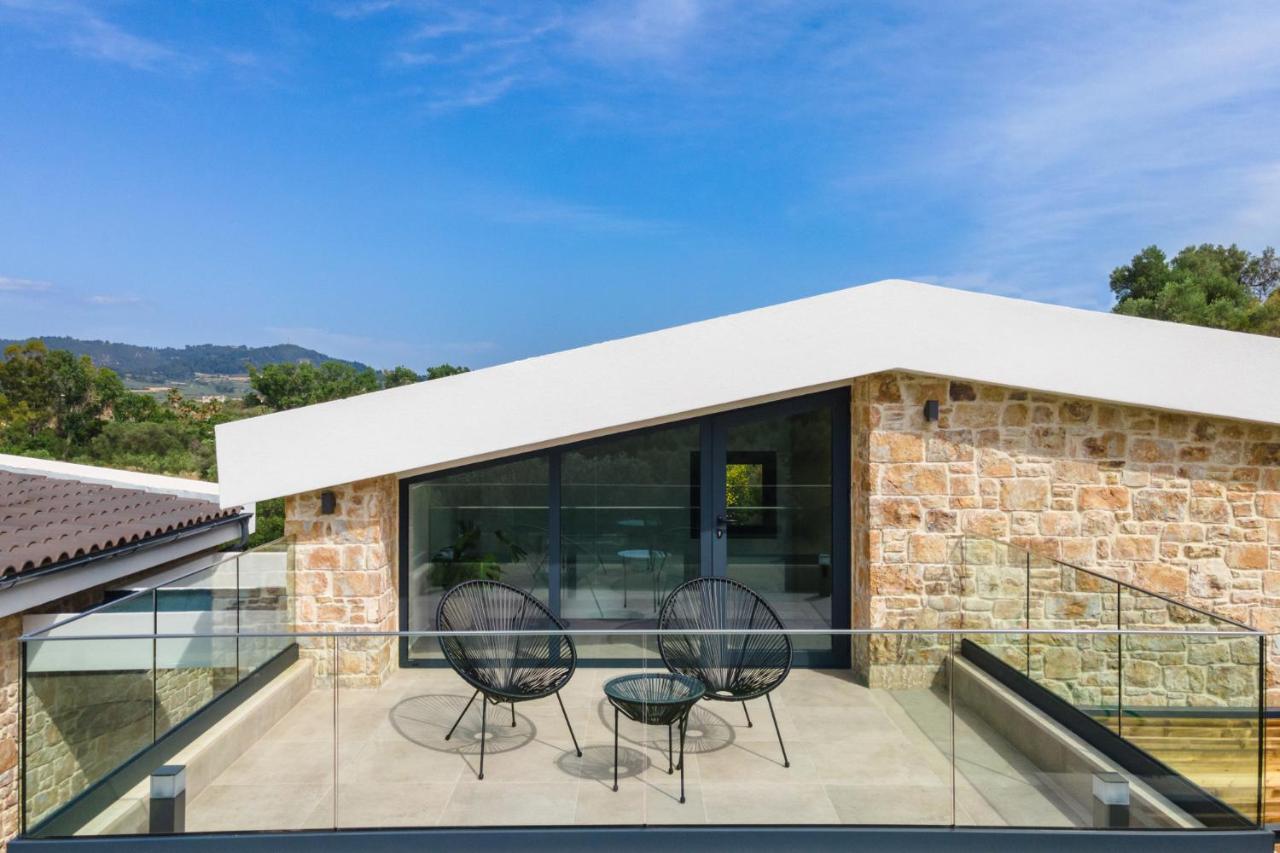 Villa Five Senses Of Luxury à Kalandra Extérieur photo